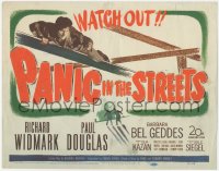 8k0665 PANIC IN THE STREETS TC 1950 Richard Widmark, Paul Douglas, Elia Kazan film noir!