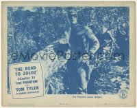 8k1126 PHANTOM chapter 13 LC 1943 great close image of Tom Tyler in costume, incredibly rare!