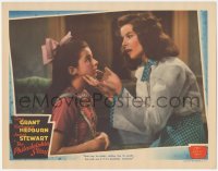 8k0507 PHILADELPHIA STORY LC 1940 Katharine Hepburn teaches Virginia Weidler how to put down boys!