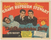 8k0501 PHILADELPHIA STORY TC 1940 Katharine Hepburn, Cary Grant & James Stewart classic, very rare!