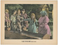 8k1132 POLLYANNA LC 1920 girls watch Mary Pickford with black lady & black boy in water trough!