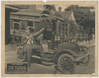 8k1135 POP TUTTLE'S LOST CONTROL LC 1923 great image of Dan Mason with his depot bus, ultra rare!