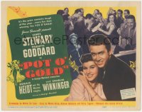 8k0670 POT O' GOLD TC 1941 great images of James Stewart & pretty Paulette Goddard!