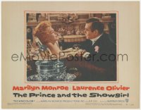 8k1137 PRINCE & THE SHOWGIRL LC #1 1957 Laurence Olivier w/sexy Marilyn Monroe by champagne bucket!