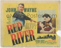 8k0674 RED RIVER TC R1952 John Wayne, Montgomery Clift, sexy Joanne Dru, directed by Howard Hawks!