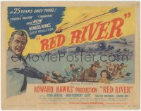 8k0675 RED RIVER TC 1948 John Wayne, Montgomery Clift, sexy Joanne Dru, directed by Howard Hawks!