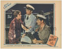 8k1151 RESCUE LC 1929 uniformed Ronald Colman & Theodore von Eltz with pretty Lili Damita on ship!