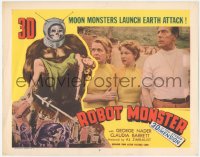 8k0529 ROBOT MONSTER 3D LC #2 1953 the worst movie ever, Selena Royle, Claudia Barrett & John Mylong