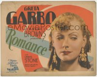 8k0683 ROMANCE TC 1930 stage actress Greta Garbo loves future bishop Lewis Stone, ultra rare!