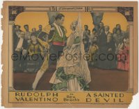 8k1163 SAINTED DEVIL LC 1924 wonderful image of Rudolph Valentino & Nita Naldi dancing at ball!