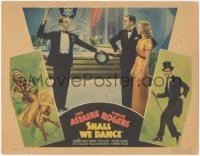 8k1177 SHALL WE DANCE LC 1937 Ginger Rogers & Jerome Cowan watch Fred Astaire dancing in tuxedo!