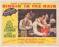 8k1181 SINGIN' IN THE RAIN LC #5 1952 Donald O'Connor watches Gene Kelly kiss Debbie Reynolds!