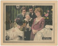 8k1184 SISTERS LC R1910s close up of Lillian Gish & others standing behind Dorothy Gish with baby!