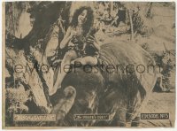 8k1193 SON OF TARZAN chapter 5 LC 1920 Mae Giraci as Meriem on elephant, The Pirate's Prey!