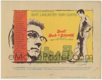 8k0699 SWEET SMELL OF SUCCESS TC 1957 Burt Lancaster as J.J. Hunsecker, Tony Curtis as Sidney Falco!