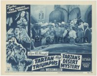 8k1215 TARZAN TRIUMPHS/TARZAN'S DESERT MYSTERY LC #5 1949 Weissmuller, Sheffield & Kelly caught!