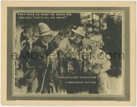 8k1221 TESTING BLOCK LC 1920 cowboy William S. Hart only wants what he asked for, Eva Novak!