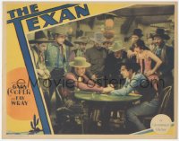 8k1222 TEXAN LC 1930 great image of angry Gary Cooper catching man cheating at poker, very rare!