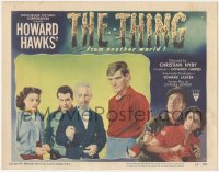 8k0542 THING LC #5 1951 Howard Hawks classic, Margaret Sheridan, Dierkes & Frees staring down!