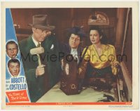 8k1237 TIME OF THEIR LIVES LC #8 1946 Lou Costello & Reynolds watch Bud Abbott smash clock w/letter!