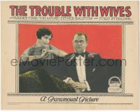 8k1249 TROUBLE WITH WIVES LC 1925 pretty Florence Vidor smiling at nervous Ford Sterling in tuxedo!