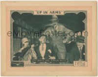 8k1260 UP IN ARMS LC 1927 tall guy watches Dorothy Devore poking man with umbrella, ultra rare!