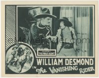 8k1262 VANISHING RIDER chapter 1 LC 1928 William Desmond & Ethlyne Clair, The Road Agent, serial!