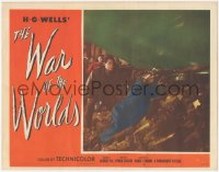 8k0535 WAR OF THE WORLDS LC #2 1953 Gene Barry tries to find a way into the alien ship, classic!