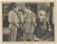 8k1270 WEST OF CHICAGO LC 1922 close up of cowboy Buck Jones & Renee Adoree with two other men!