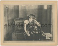 8k1272 WHAT HAPPENED TO ROSA LC 1920 portait of sexy Mabel Normand with bare shoulder & gaucho hat!