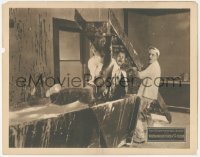8k1277 WHEN KNIGHTHOOD WAS IN FLOUR LC 1922 Bob O'Connor accidentally gets in dunked in a trough!