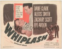 8k0721 WHIPLASH TC 1949 Dane Clark & Alexis Smith caught in the grip of love that marks like a whip!