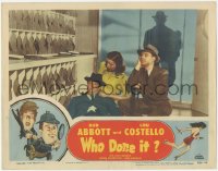 8k1286 WHO DONE IT LC R1954 Bud Abbott & Mary Wickes look at fallen Lou Costello!