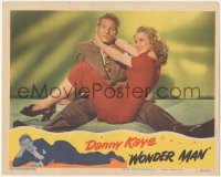 8k1301 WONDER MAN LC 1945 best portrait of Virginia Mayo with her arms around Danny Kaye!