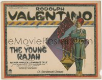 8k0732 YOUNG RAJAH TC 1922 American Rudolph Valentino discovers he is Indian royalty, very rare!