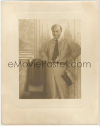 8m0225 CECIL B. DEMILLE deluxe 11x14 still 1910s the legendary director holding script by Hartsook!
