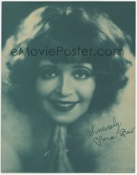 8m0229 CLARA BOW 11x14 still 1930s smiling portrait of the leading lady with facsimile signature!