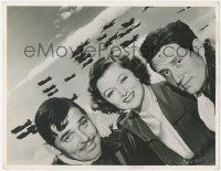 8m0308 TEST PILOT deluxe 10x13 still 1938 Clark Gable, Myrna Loy & Spencer Tracy by military planes!