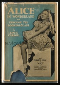 8m0833 ALICE IN WONDERLAND Grosset & Dunlap movie edition hardcover book 1933 Charlotte Henry!