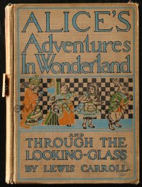 8m0832 ALICE IN WONDERLAND Grosset & Dunlap movie edition hardcover book 1918 Lewis Carroll, rare!