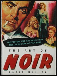 8m0835 ART OF NOIR hardcover book 2004 color posters & graphics from the classic era!