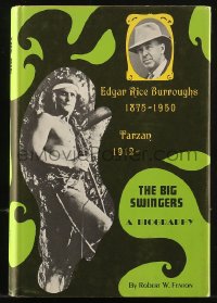 8m0839 BIG SWINGERS hardcover book 1967 illustrated biography of Edgar Rice Burroughs & Tarzan!
