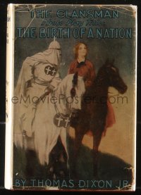 8m0840 BIRTH OF A NATION Grosset & Dunlap movie edition hardcover book 1915 D.W. Griffith, Dixon