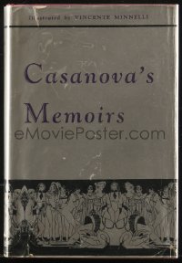 8m0849 CASANOVA'S MEMOIRS hardcover book 1930 illustrated by Vincente Minnelli in Beardsley fashion!