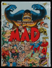 8m1001 COMPLETE FIRST SIX ISSUES OF MAD softcover book 1985 Russ Cochran reprints of EC Comics!
