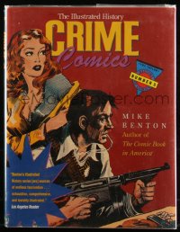 8m0862 CRIME COMICS hardcover book 1993 The Illustrated History from the 1400s to the present!
