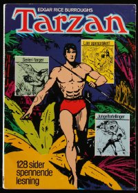 8m1007 DEN STORE TARZAN-BOKEN NR. 2 Swedish softcover book 1972 great images from comics & more!