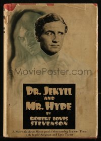 8m0869 DR. JEKYLL & MR. HYDE Grosset & Dunlap movie edition hardcover book 1941 Spencer Tracy!