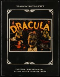 8m1009 DRACULA softcover book 1990 the original shooting script with photos from the classic movie!