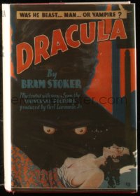 8m0870 DRACULA Grosset & Dunlap hardcover book 1931 Lugosi & Browning, with REPRO dust jacket!
